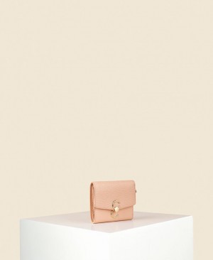 Cafuné Double-C Women's Wallets Pink | VBG1916ME