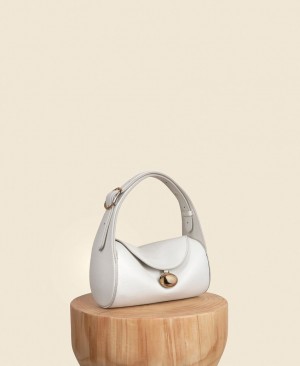 Cafuné Drop Duffel Women's Shoulder Bags White | NIV6159UC