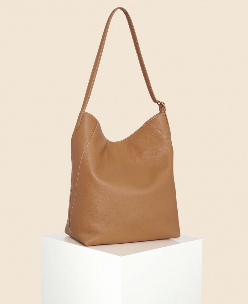 Cafuné Drop Hobo Women's Tote Bags Brown | TVP526BW